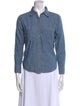 Étoile Isabel Marant Three-Quarter Sleeve Button-Up Top