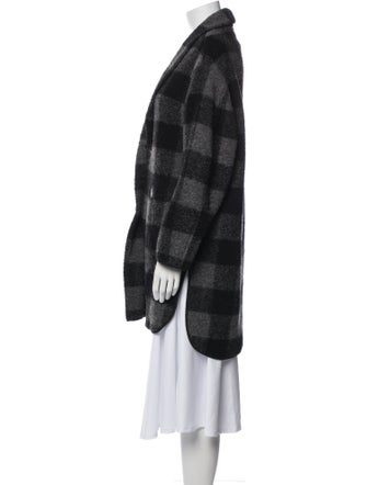 Étoile Isabel Marant Wool Plaid Print Jacket