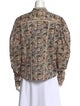 Étoile Isabel Marant Paisley Print Mock Neck Blouse