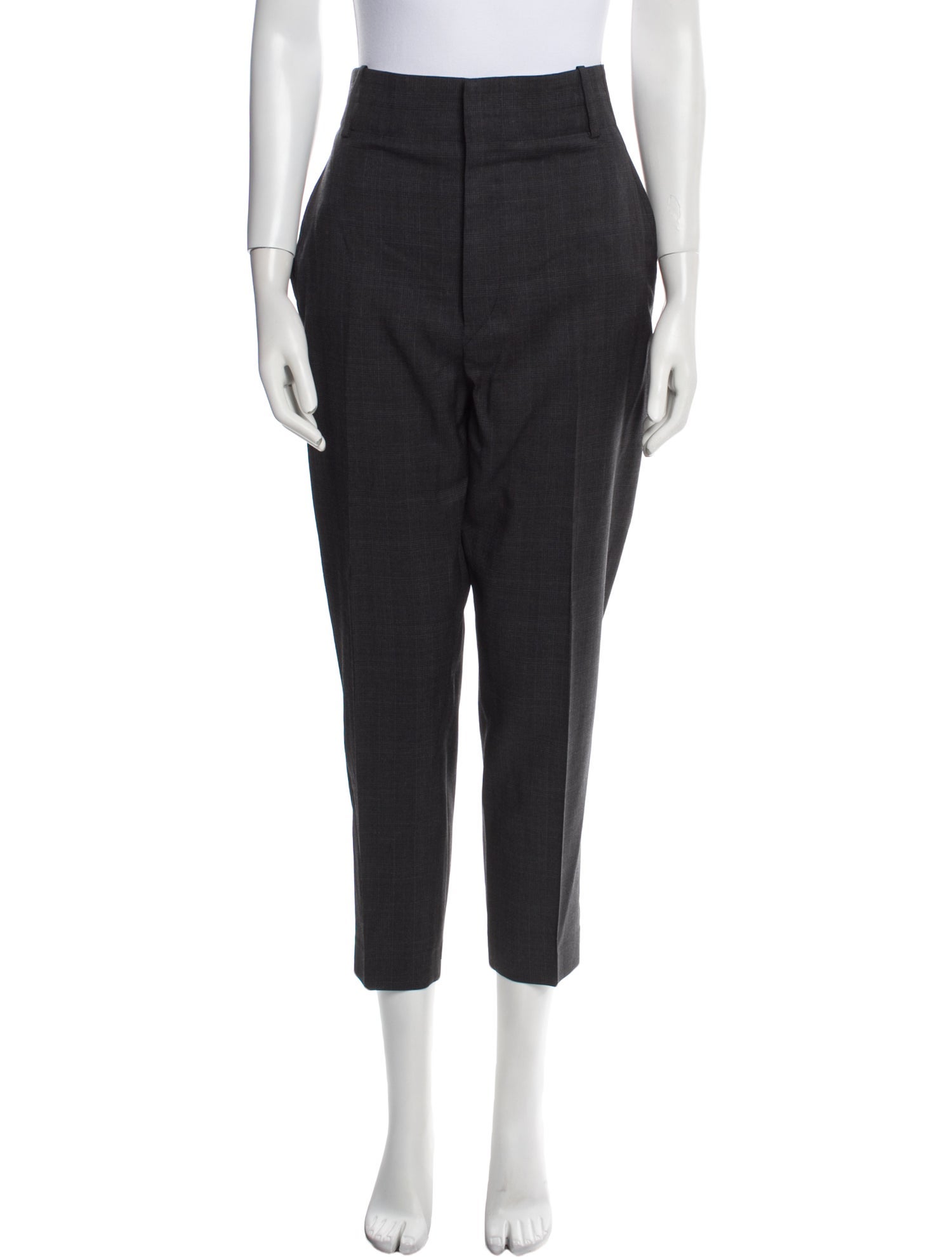 Étoile Isabel Marant Virgin Wool Straight Leg Pants