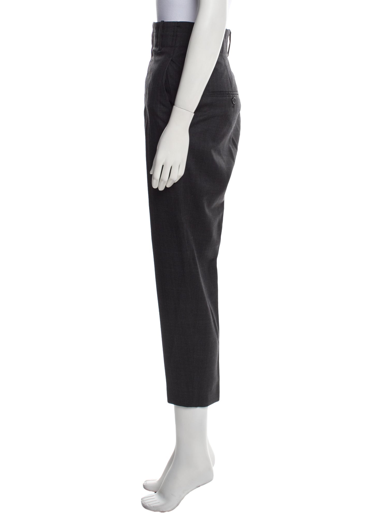 Étoile Isabel Marant Virgin Wool Straight Leg Pants