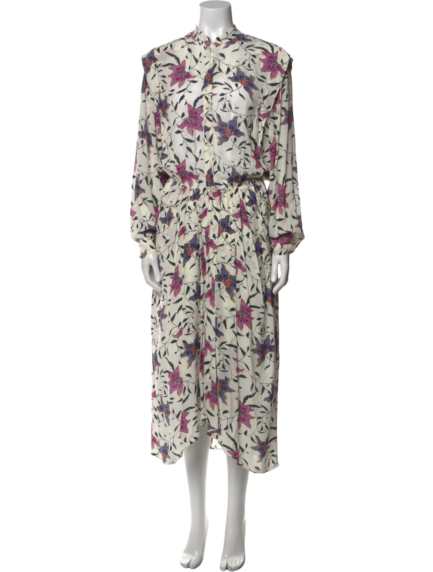 Étoile Isabel Marant Floral Print Midi Length Dress
