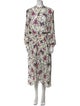 Étoile Isabel Marant Floral Print Midi Length Dress