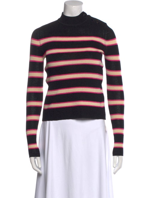 Étoile Isabel Marant Striped Mock Neck Sweater