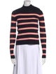 Étoile Isabel Marant Striped Mock Neck Sweater