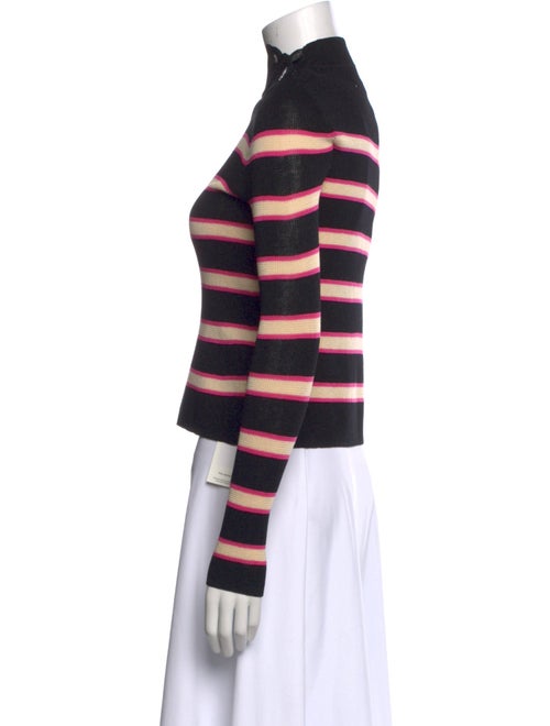 Étoile Isabel Marant Striped Mock Neck Sweater
