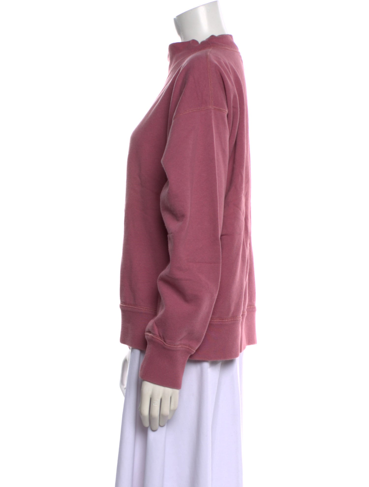 Étoile Isabel Marant Graphic Print Mock Neck Sweatshirt