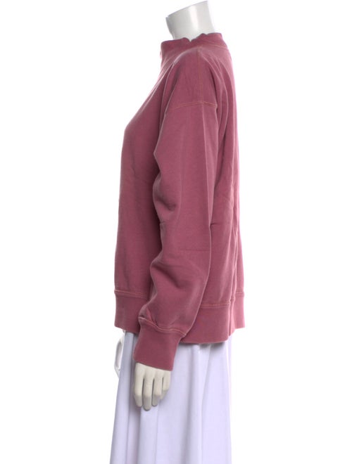 Étoile Isabel Marant Graphic Print Mock Neck Sweatshirt