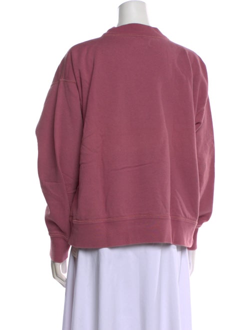 Étoile Isabel Marant Graphic Print Mock Neck Sweatshirt