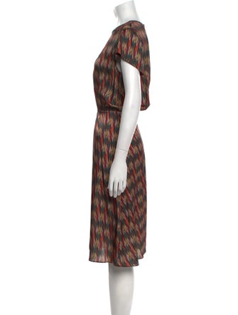Étoile Isabel Marant Printed Midi Length Dress