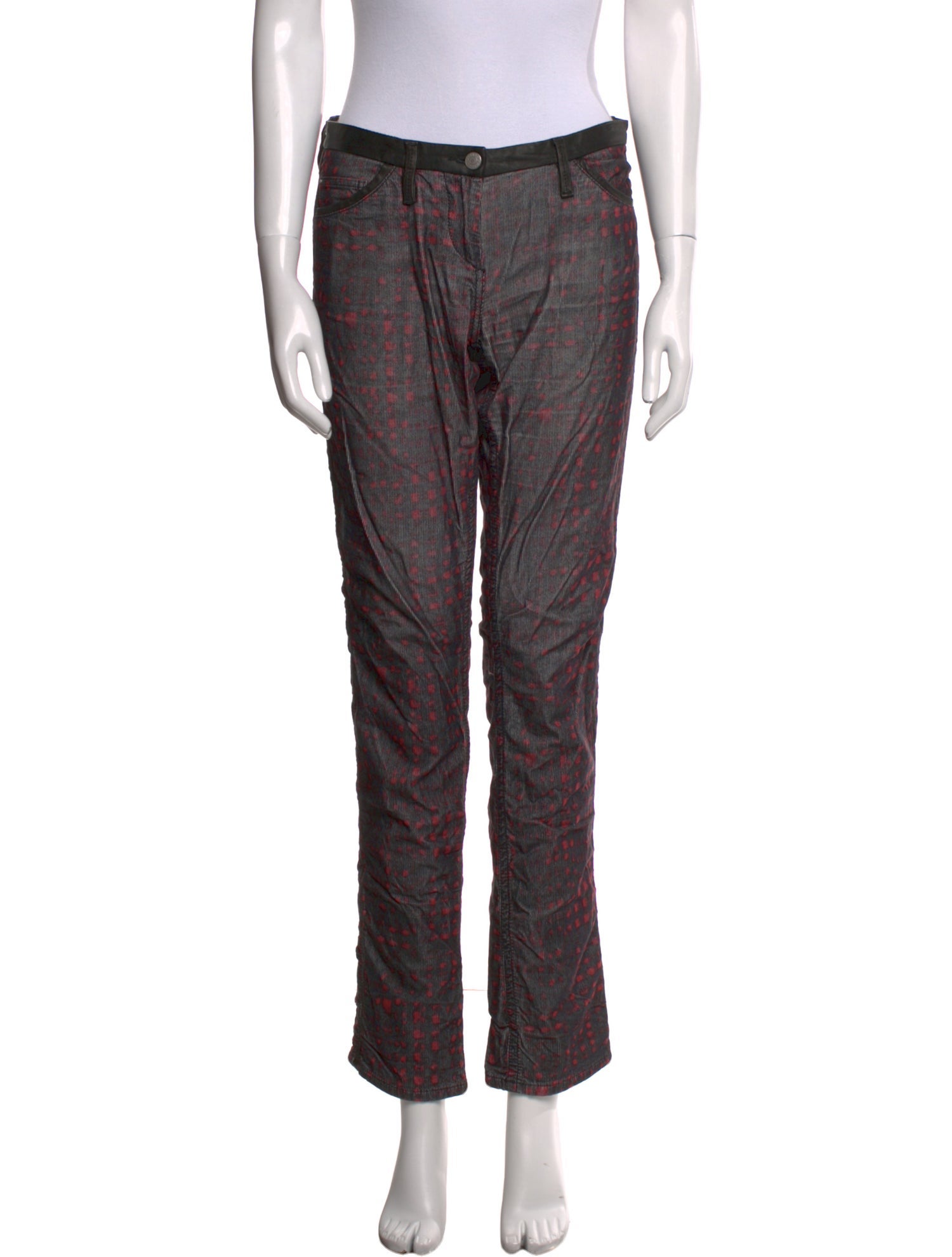 Étoile Isabel Marant Printed Straight Leg Pants