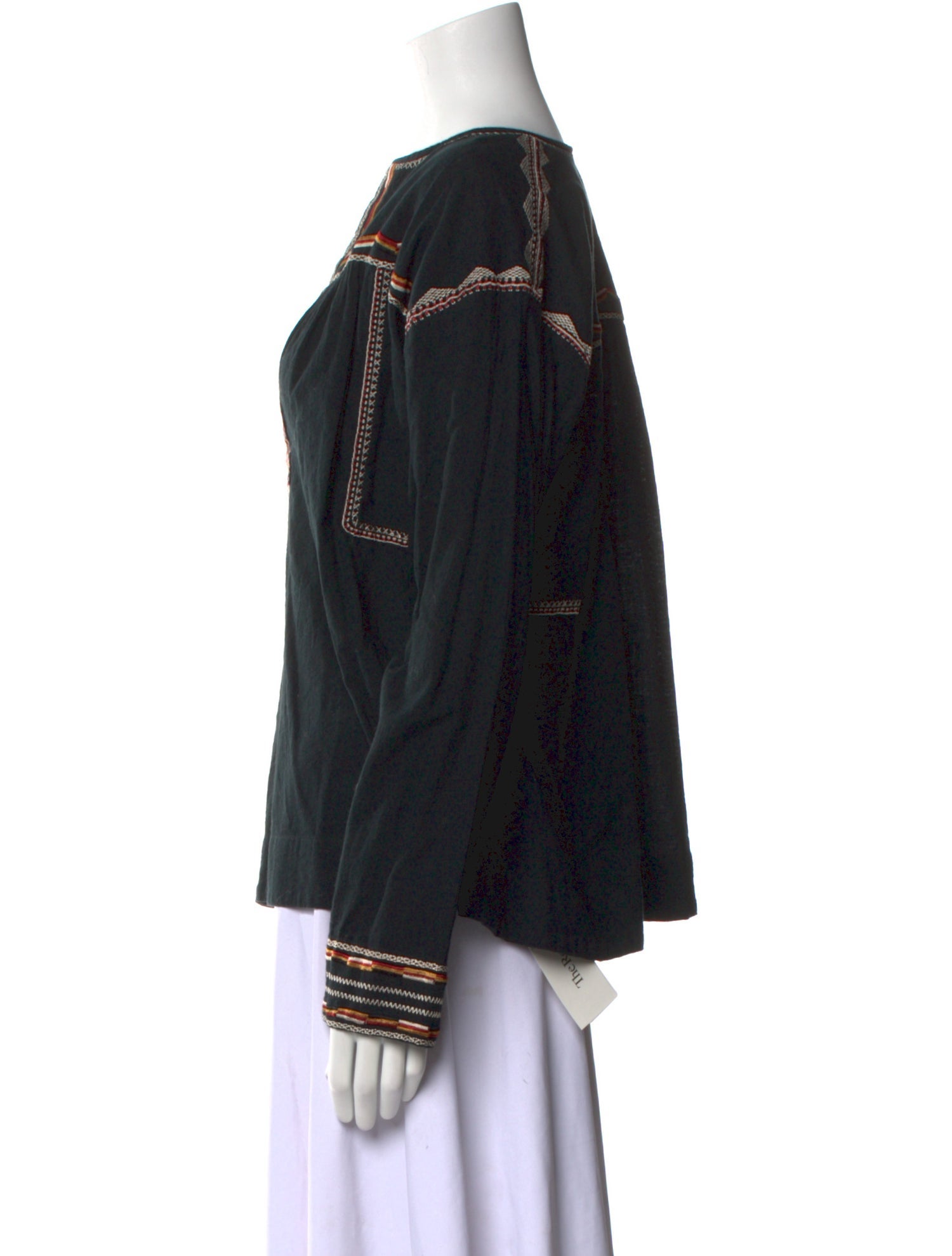 Étoile Isabel Marant V-Neck Long Sleeve Sweatshirt