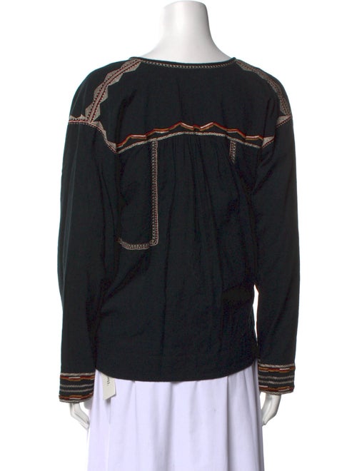 Étoile Isabel Marant V-Neck Long Sleeve Sweatshirt