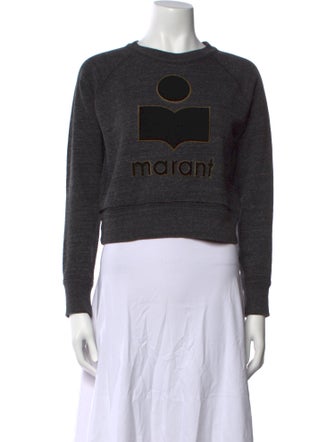 Étoile Isabel Marant Graphic Print Crew Neck Sweatshirt