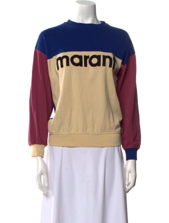 Étoile Isabel Marant Graphic Print Crew Neck Sweatshirt