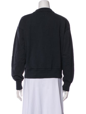 Étoile Isabel Marant Graphic Print Mock Neck Sweatshirt