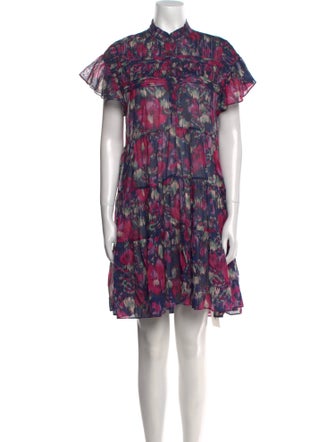 Étoile Isabel Marant Floral Print Knee-Length Dress