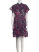 Étoile Isabel Marant Floral Print Knee-Length Dress