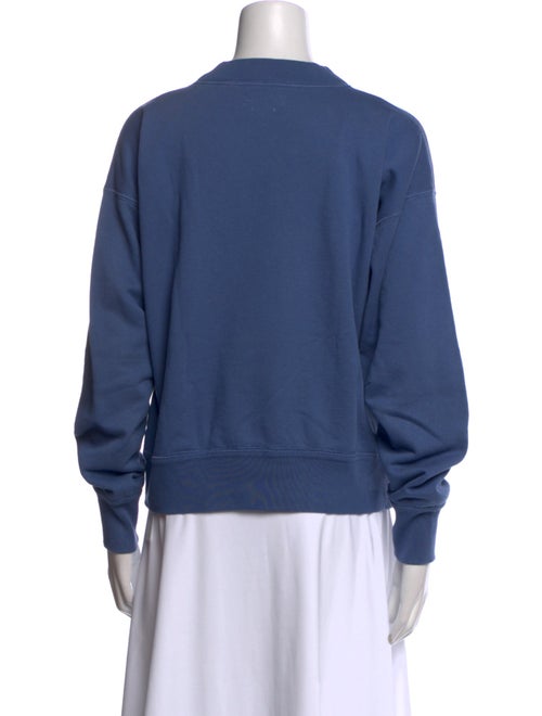 Étoile Isabel Marant Graphic Print Mock Neck Sweatshirt
