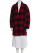 Étoile Isabel Marant Wool Plaid Print Coat
