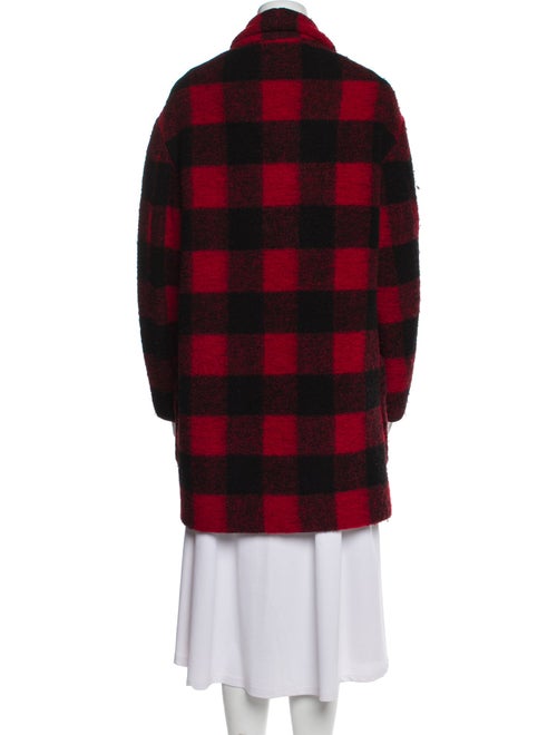Étoile Isabel Marant Wool Plaid Print Coat