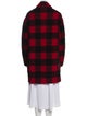 Étoile Isabel Marant Wool Plaid Print Coat