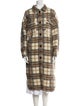 Étoile Isabel Marant Wool Plaid Print Coat