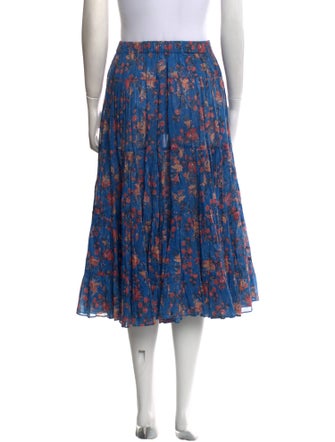 Étoile Isabel Marant Floral Print Midi Length Skirt