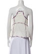 Étoile Isabel Marant Square Neckline Sleeveless Crop Top