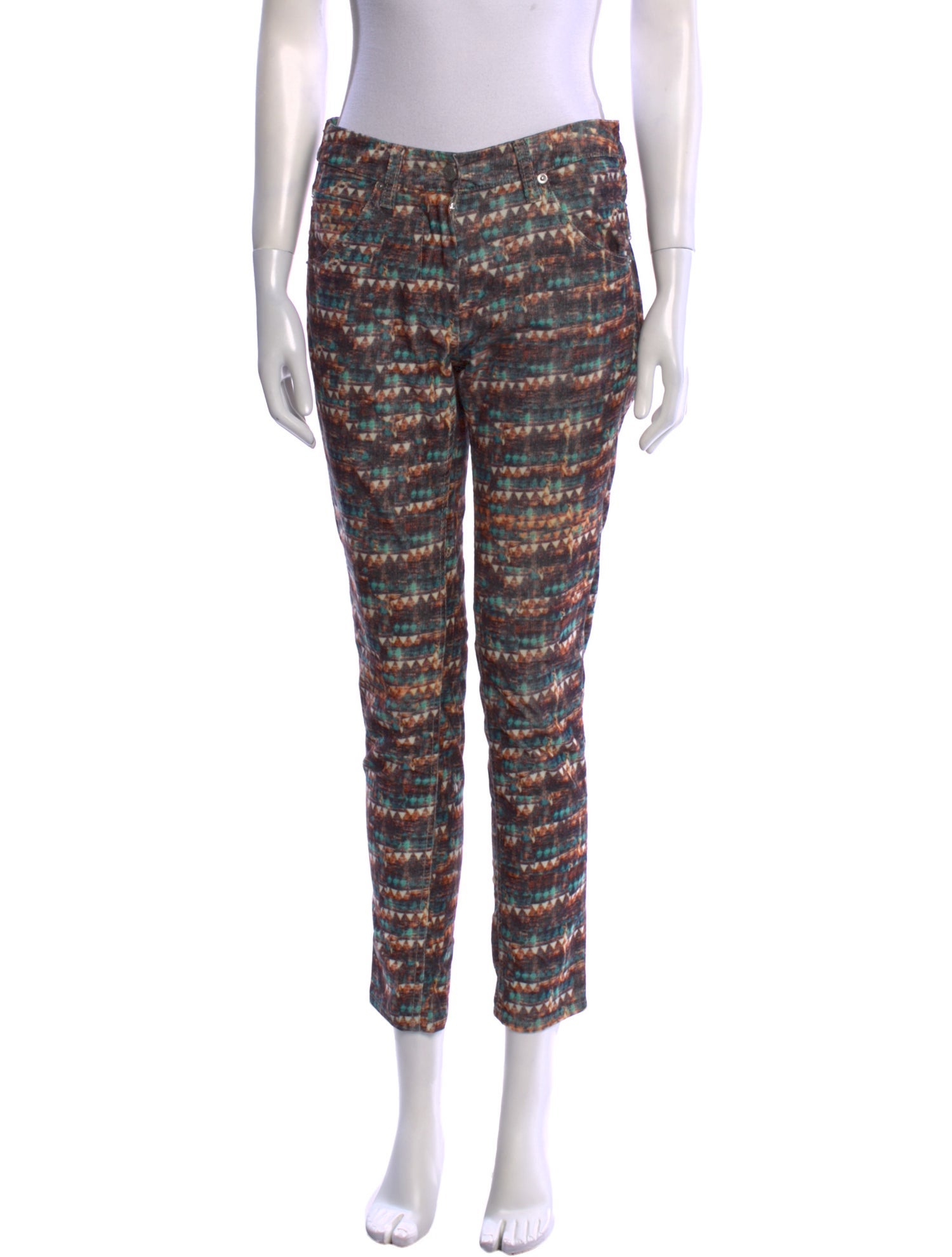 Étoile Isabel Marant Corduroy Skinny Leg Pants