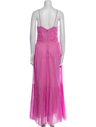Étoile Isabel Marant V-Neck Long Dress