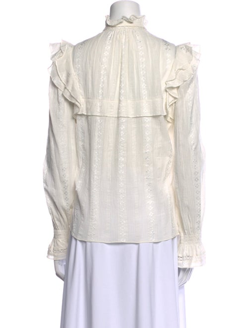 Étoile Isabel Marant Mock Neck Long Sleeve Blouse