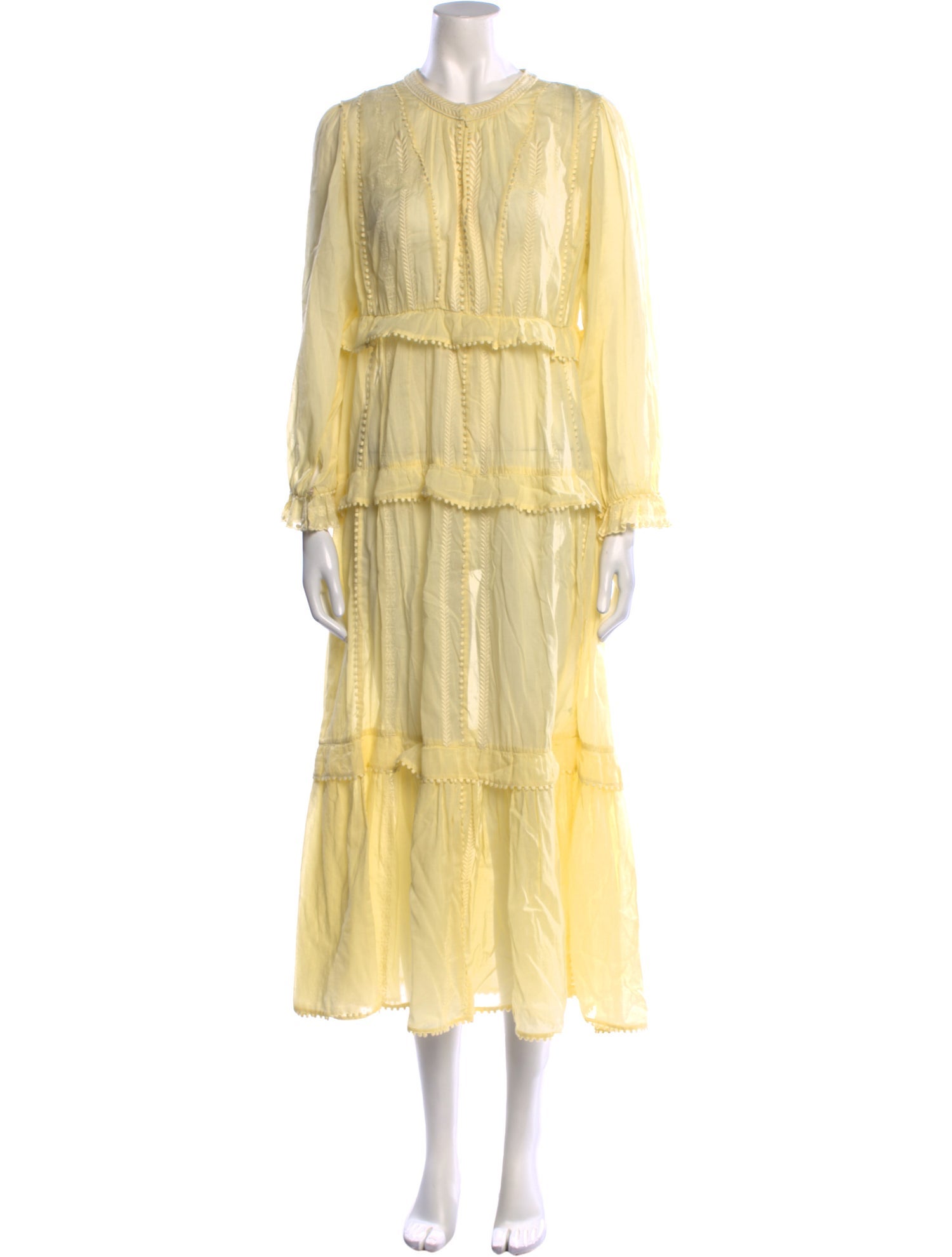 Étoile Isabel Marant Crew Neck Long Dress