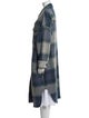 Étoile Isabel Marant Wool Plaid Print Coat