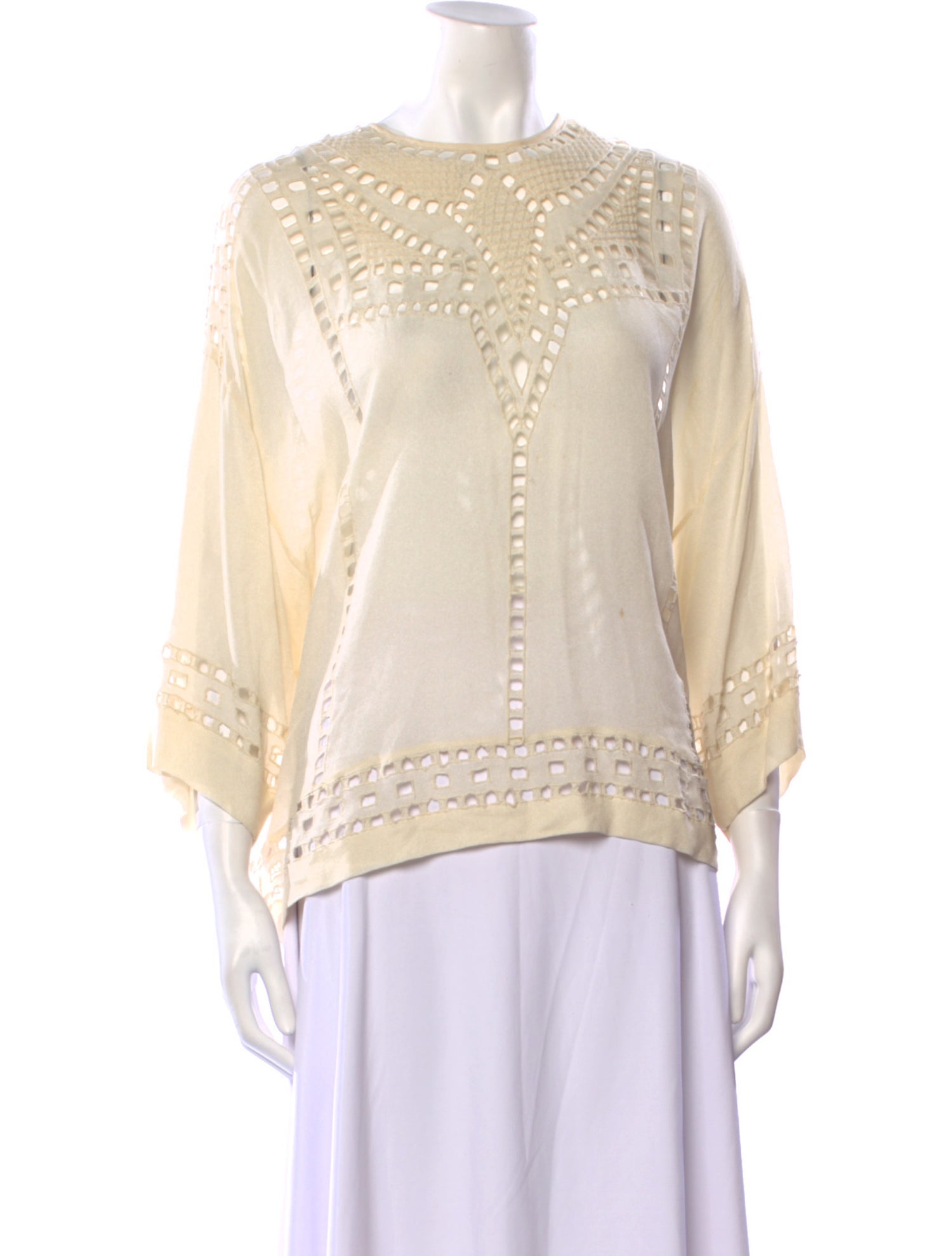 Étoile Isabel Marant Crew Neck Long Sleeve Blouse