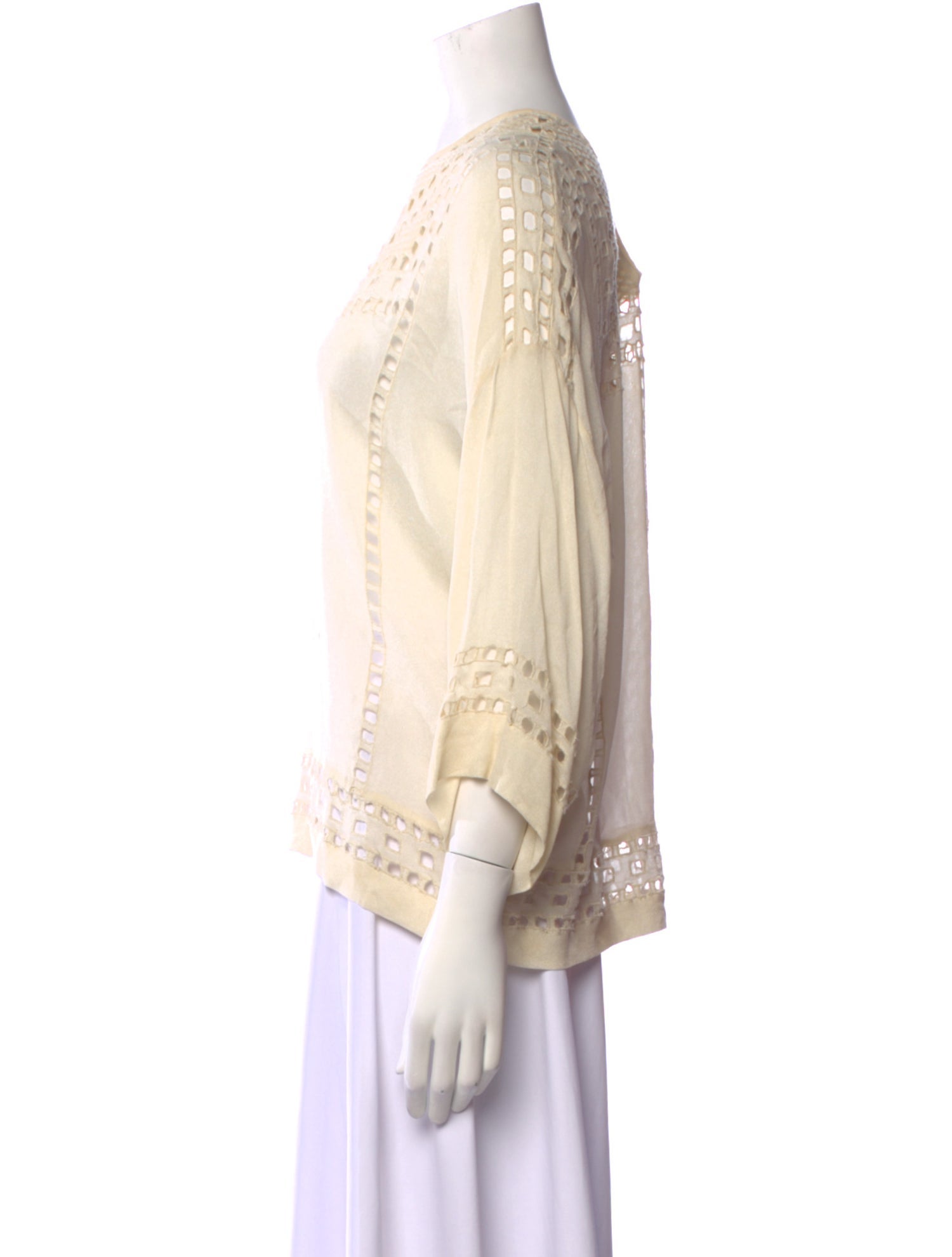 Étoile Isabel Marant Crew Neck Long Sleeve Blouse