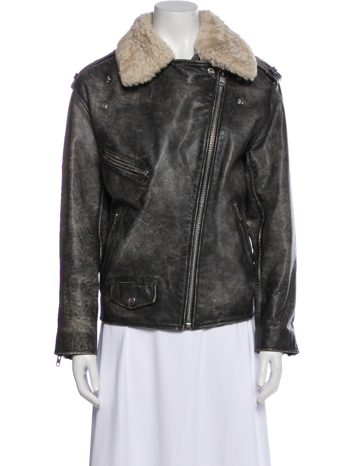 Étoile Isabel Marant Leather Biker Jacket