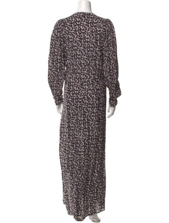 Étoile Isabel Marant Floral Print Long Dress