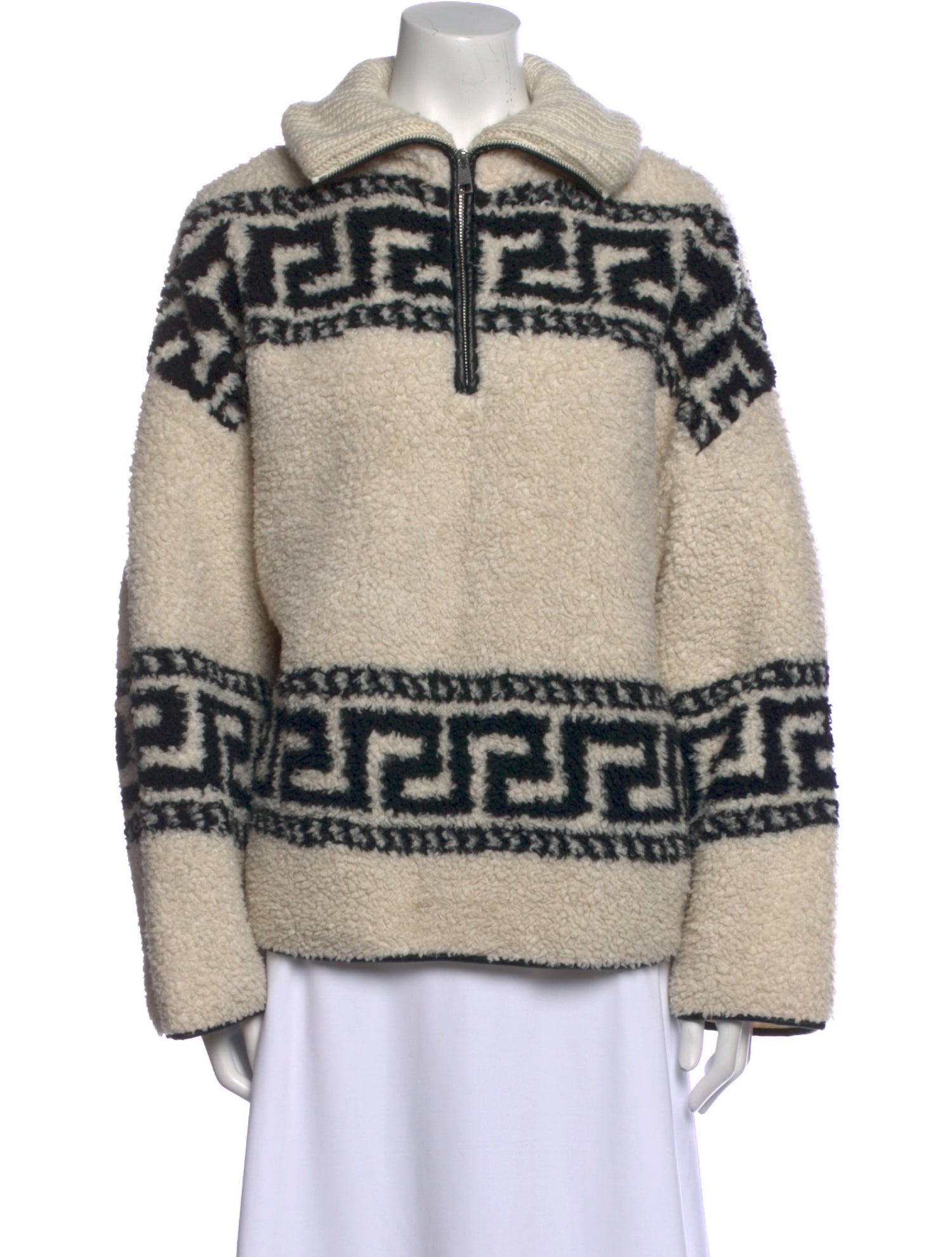Étoile Isabel Marant Printed Mock Neck Sweater
