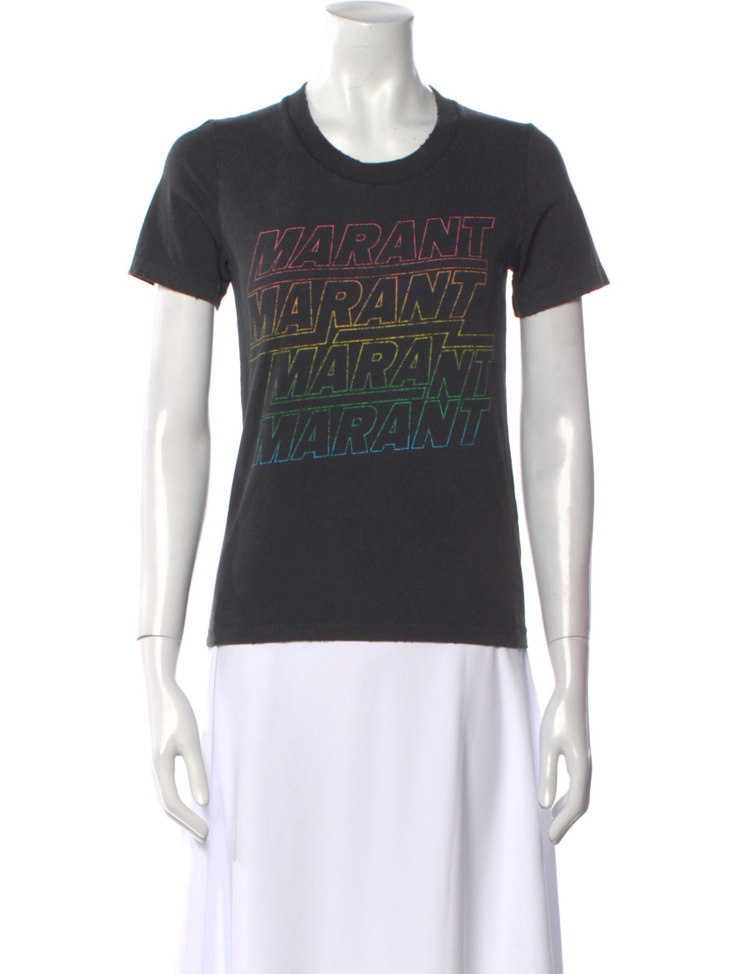 Étoile Isabel Marant Graphic Print Crew Neck T-Shirt