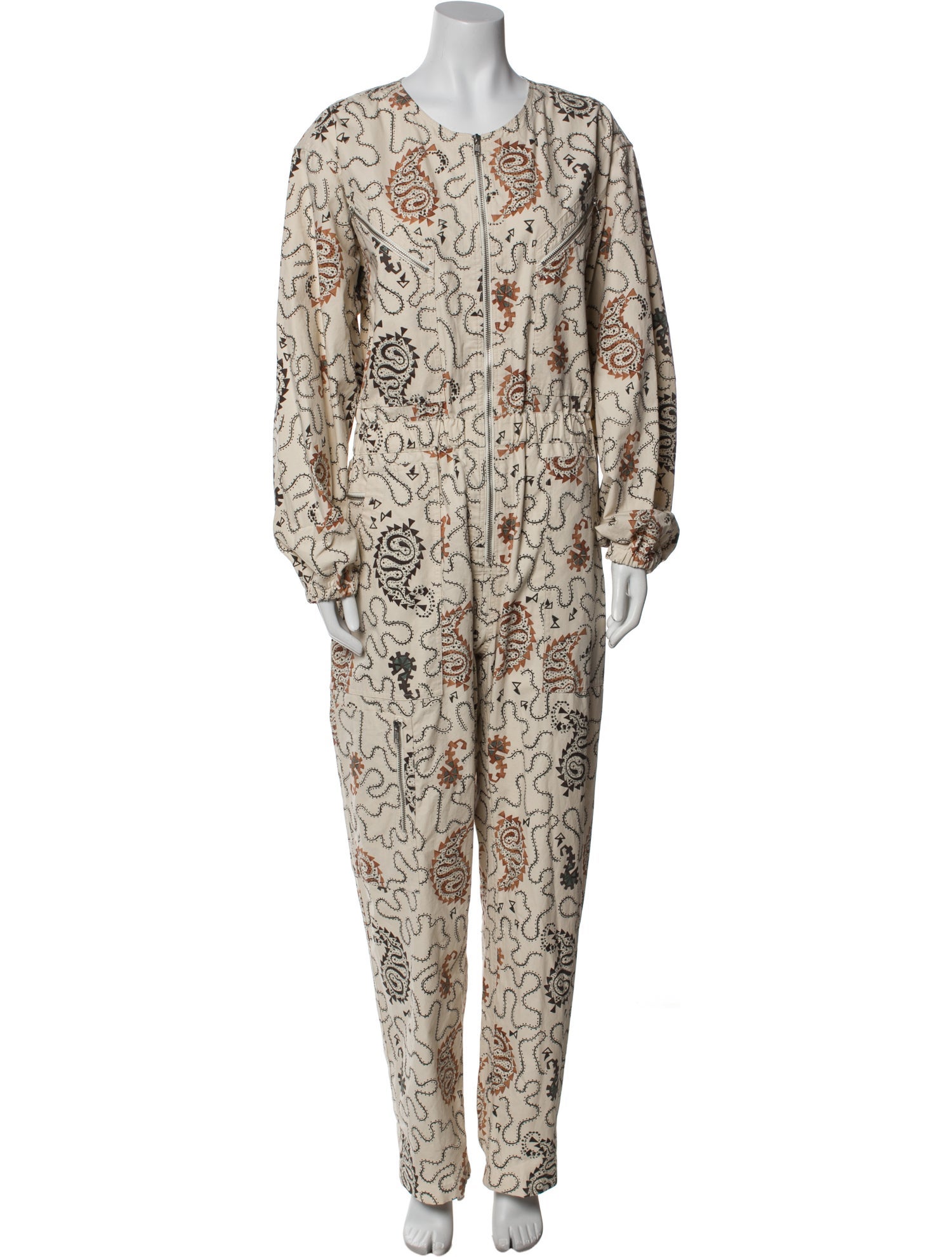 Étoile Isabel Marant Printed Crew Neck Jumpsuit w/ Tags
