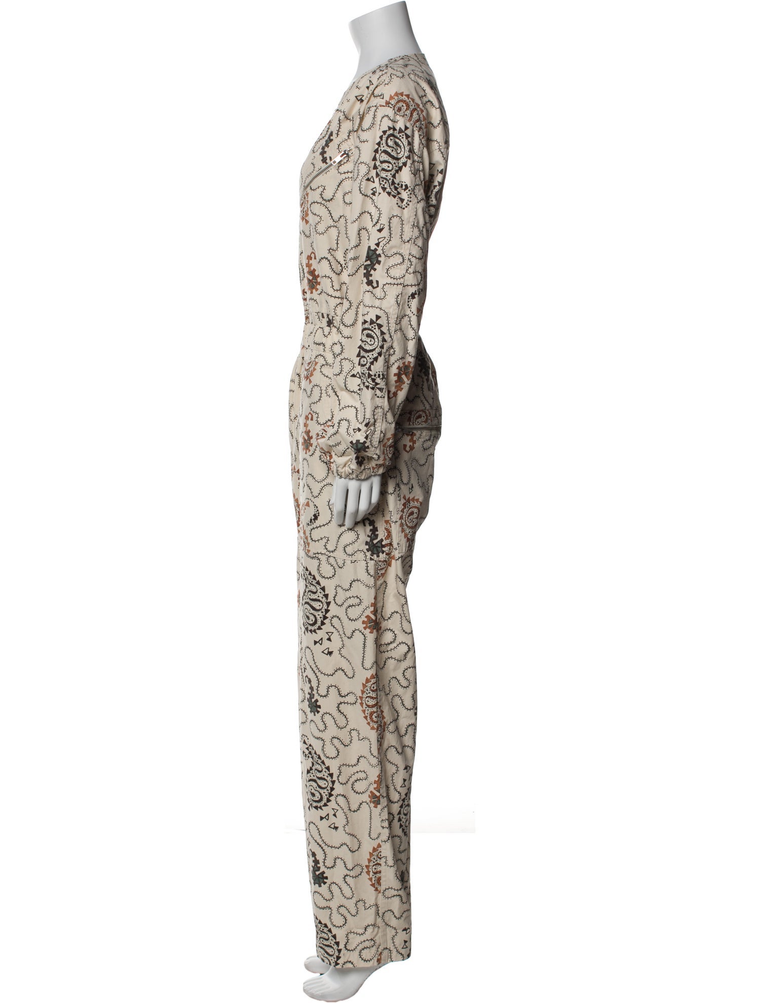 Étoile Isabel Marant Printed Crew Neck Jumpsuit w/ Tags