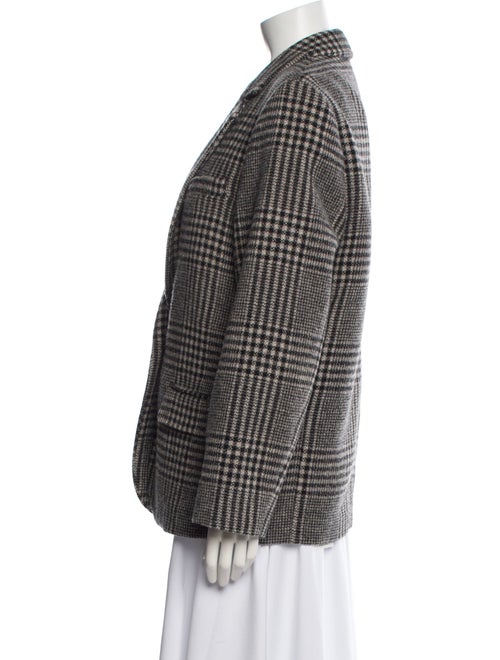 Étoile Isabel Marant Wool Plaid Print Blazer