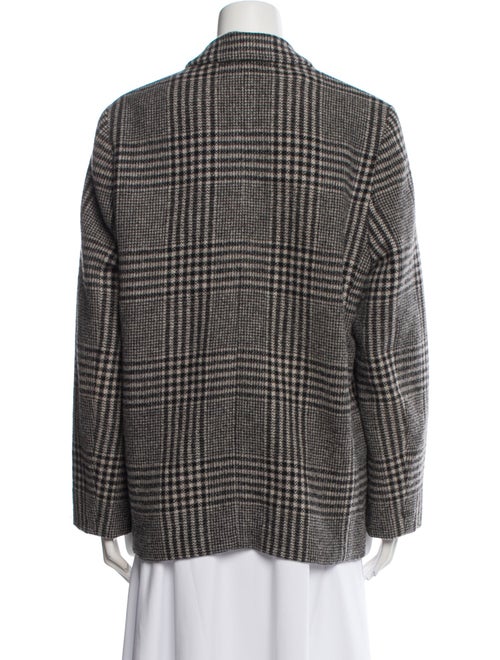 Étoile Isabel Marant Wool Plaid Print Blazer