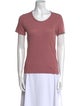 Étoile Isabel Marant Linen Scoop Neck T-Shirt