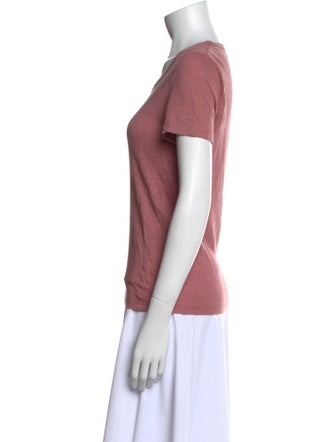 Étoile Isabel Marant Linen Scoop Neck T-Shirt