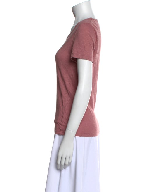 Étoile Isabel Marant Linen Scoop Neck T-Shirt