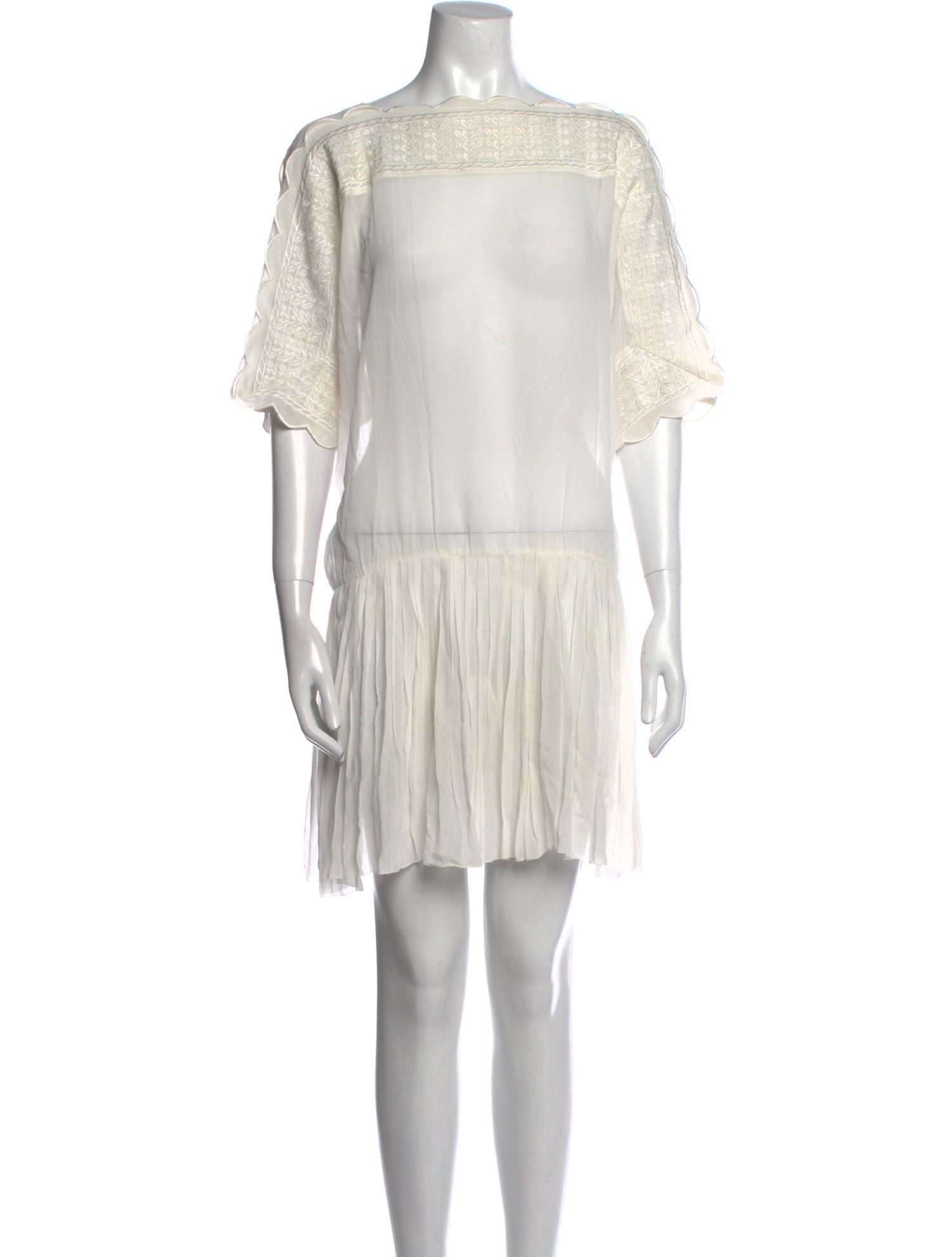 Étoile Isabel Marant Bateau Neckline Mini Dress