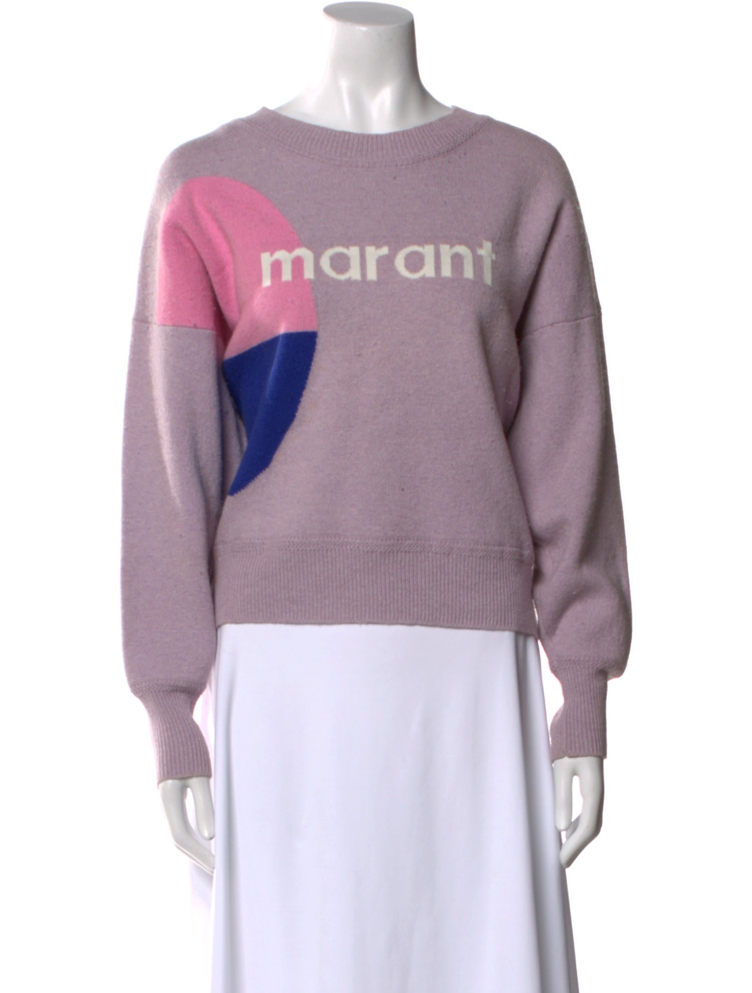 Étoile Isabel Marant Graphic Print Crew Neck Sweater