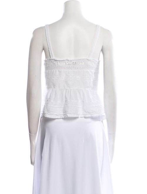 Étoile Isabel Marant Square Neckline Sleeveless Crop Top